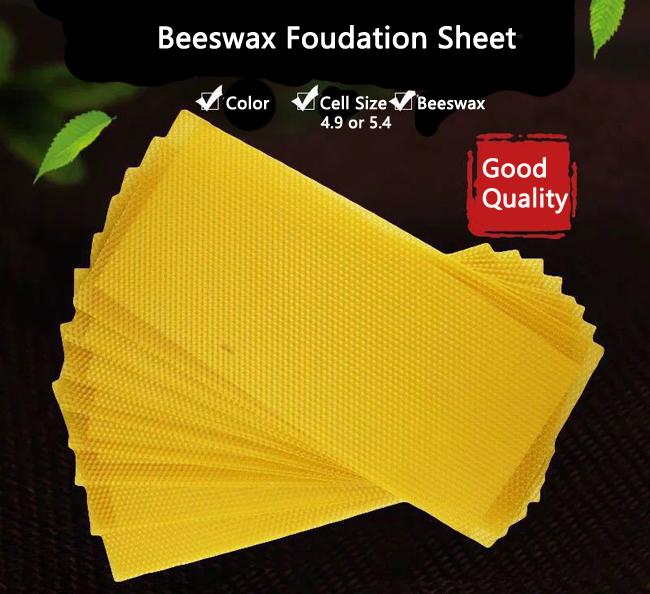 Grade A type Beeswax foundation sheet for Beekeeping
