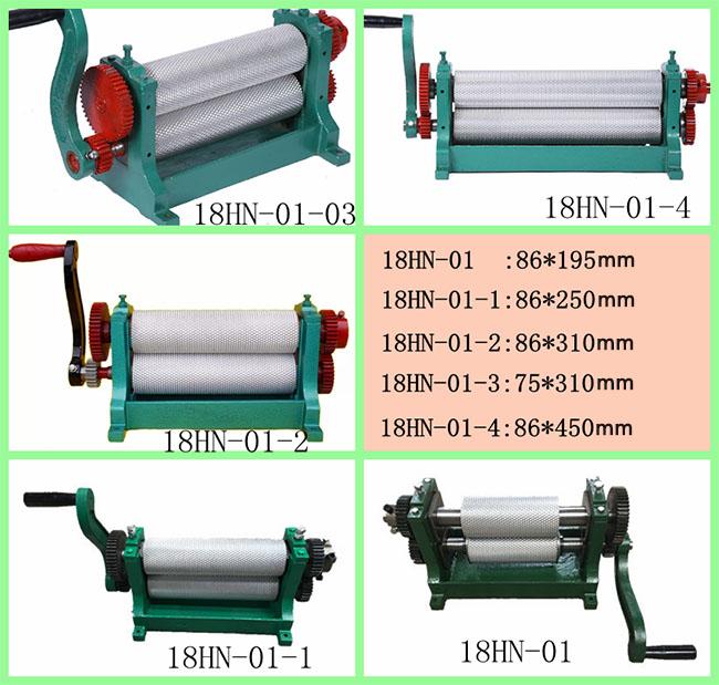Aluminum Alloy Manual Beeswax Foundation Machine Cell size 5.4 or 4.9mm 0