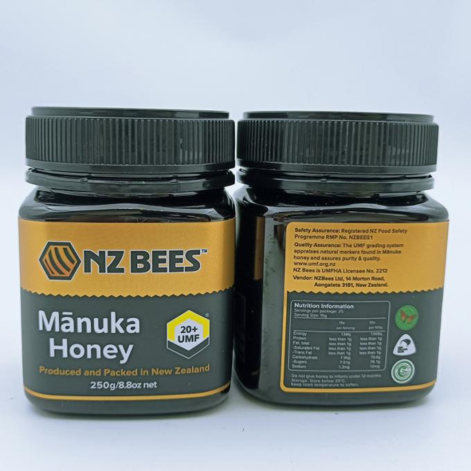 UMF 20+ Raw Manuka Honey Natural Bee Honey from New Zealand 250g daily care Natural Bee Honey 0