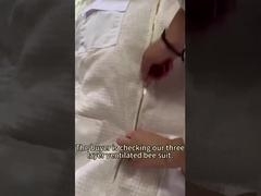 Cotton And Terylene xxl beekeeping protective clothing With Round Veil