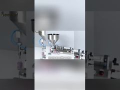 This filling machine is easy to operate, durable and can fill various liquids