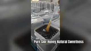 Samples of each bucket of honey are tested before shipment.