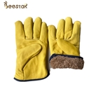 New Style Thick Warm Gloves Yellow Color For Beekeeping To Protect Beekeepers