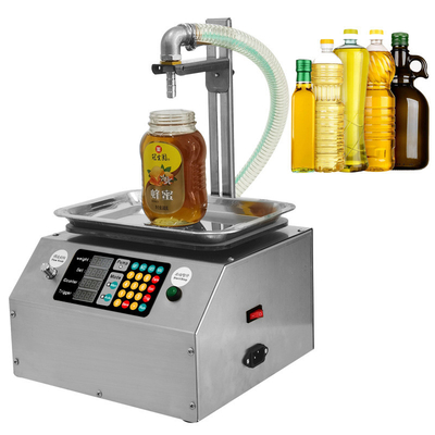 Buy Automatic Weighing Liquid Filling Machine English Show Board For Viscous Paste without particles inside online manufacture