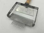 23 Needles Stainless steel Double Headed Honey Uncapping Fork with wooden handle