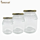 New Glass Honey Jar 380ml For Honey Packaging With Metal Lid