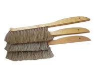 Double Rows Horsehair Bee Brush Wooden Handle for Beekeepers