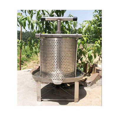 Buy Manual 17L Capacity 304 Stainless Steel Honey Wax Presser for Beekeeping with 28*27cm Size online manufacture