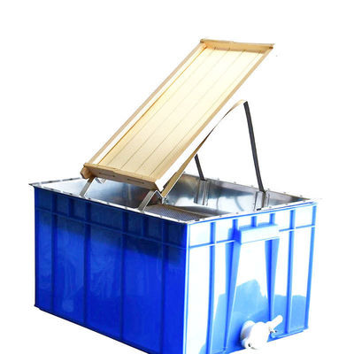 Buy Stainless Steel Mini Honey Comb Frame Shelf 52*41.5*12cm Blue Square Beekeeping Frame Holder online manufacture
