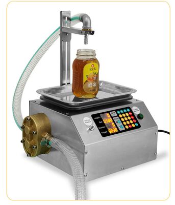 Buy Stainless Steel Filling Machine For Viscous Liquid Filling All Kinds Of Crystalline Liquid Honey online manufacture