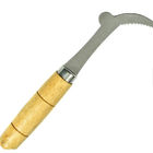 Special Hive Tool Curved Short Stainless Steel uncapping knife With Wooden Handle