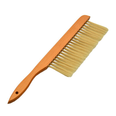 Buy Single Row Horsehair Bee Brush with Wooden Handle for Gentle Beekeeping and Honey Frame Cleaning online manufacture