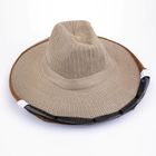 Cowboy Style Brown Color Bee Hats for Beekeepers of Free Size