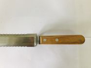 Stainless Steel Double Serrated Uncapping Knife with Wooden Handle of Honey Uncapping Tools