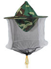 Camouflage Bee Veil Hat High Safety Double Inner Layer Elaborate Shrinkable Design