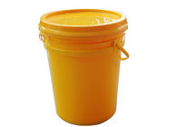 20L Yellow and White Color Plastic Bucket Tank Without Honey Gate