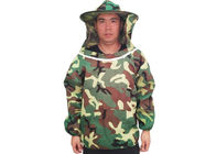 Free Size Polyester Camouflage Beekeeping Jacket With Protective Bee hat