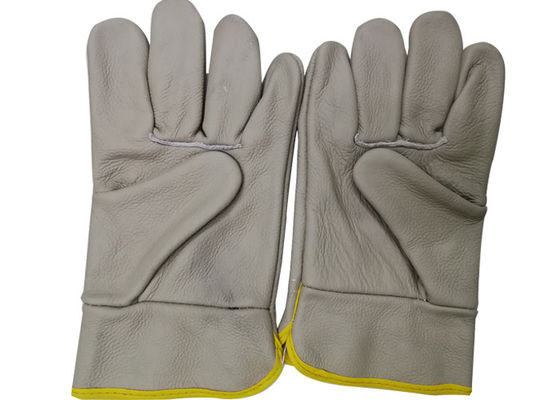 Buy Agriculture Cowhide beekeeping Gloves Without Cuff for beekeeping work use online manufacture