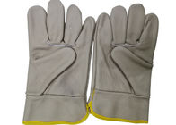 Cowhide Material Beekeeping Gloves Without Cuff