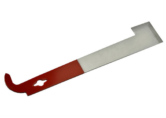 Buy Wholesale Stainless Steel Hive Tool With Red J Hook Bee Hive Equipment for Beekeeping online manufacture