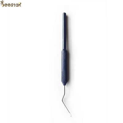 Buy Stainless Steel Transferring Bee Larvae Needle Grafting Tool With Blue Handle online manufacture