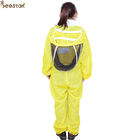 3 Layer Yellow Beekeeping Outfits Ventilated Apicultura Bee Jacket Beekeeping Suit