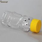 300g Honey Jar And Spoon plastic Empty Honey Bear Bottles