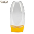 Food Grade Plastic Factory Price Special Plastic Honey Jar And Spoon 335ml Empty