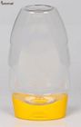 transparent 365ml Plastic Honey Bottles Bulk yellow Lid