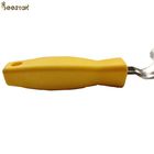 Durable Yellow Hive Tools stainless steel Honey Uncapping fork with plastic handle