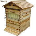 Unassembled Langstroth Beehive with 7 Plastic Frames Automatic Honey Flow Hive