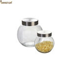 50ml Honey Jar And Spoon Flat Bottle With Metal Lid
