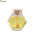 100ML Transparent Hexagon Honey Jars Jam Sauce Hex Honey Jars