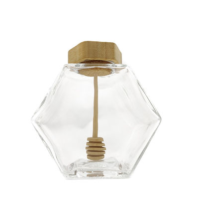 Buy 100ML Transparent Hexagon Honey Jars Jam Sauce Hex Honey Jars online manufacture