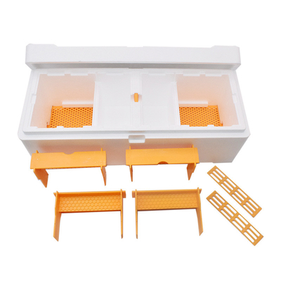 Buy High Strength EPS Double Nuc Boxes Polystyrene Two Bee Queen Rearing Mating Nucs online manufacture