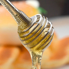 Food Grade Stainless Steel Honey Dipper With Unique Spiral Design Honey Spoon Stick