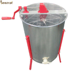 Metal Stands SS Honey Extractor Manual Honey Processing Machine 4 Frames