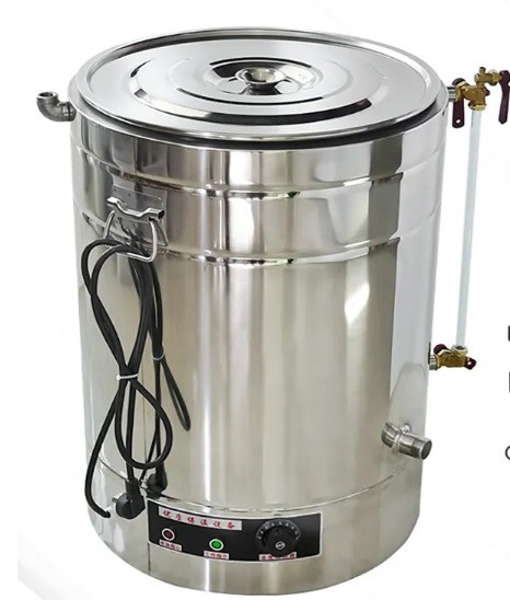 Stainless Steel Honey Heating Tank Interlayer Water Heating Honey Storage Barrel