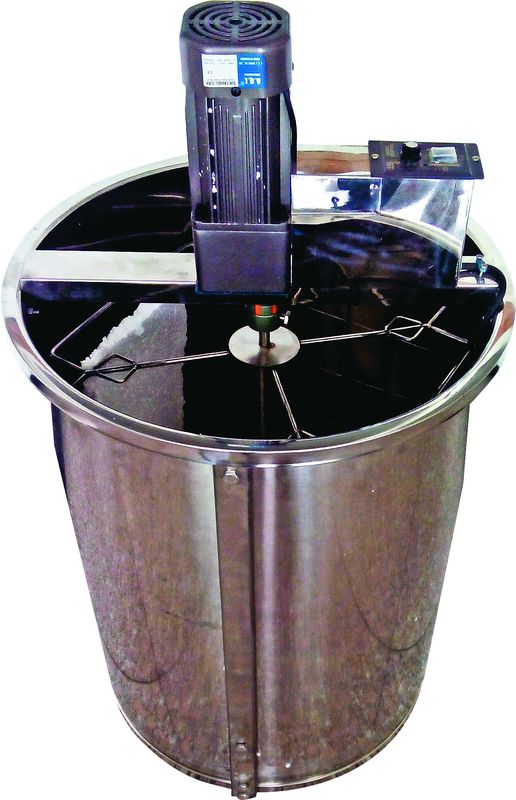 Reliable Electric Stainless Steel Honey Extractor 4 Frames Including Legs And Honey Gate Plastic Lid