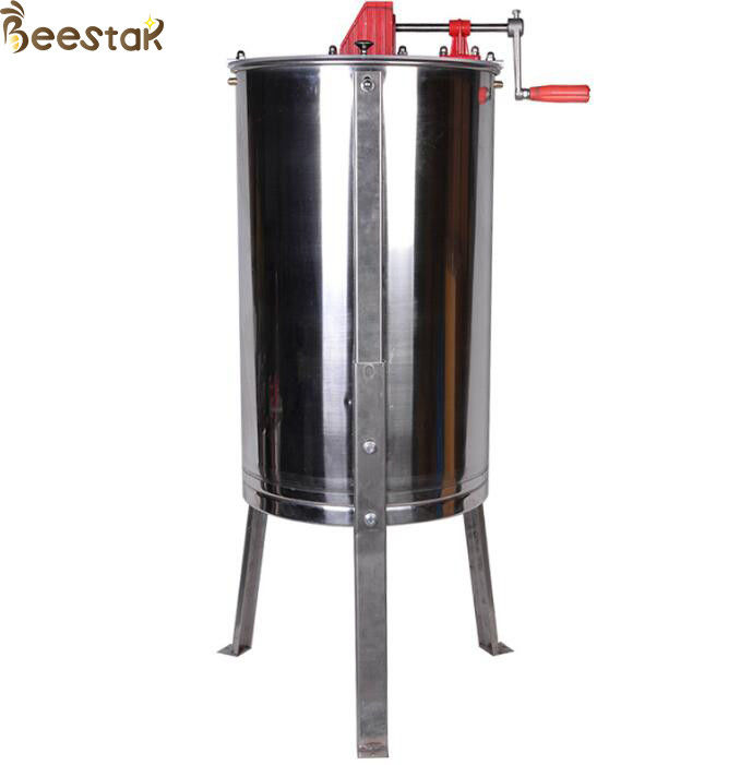 2 frame Manual Stainless Steel Bee Honey Extractor for beekeeping
