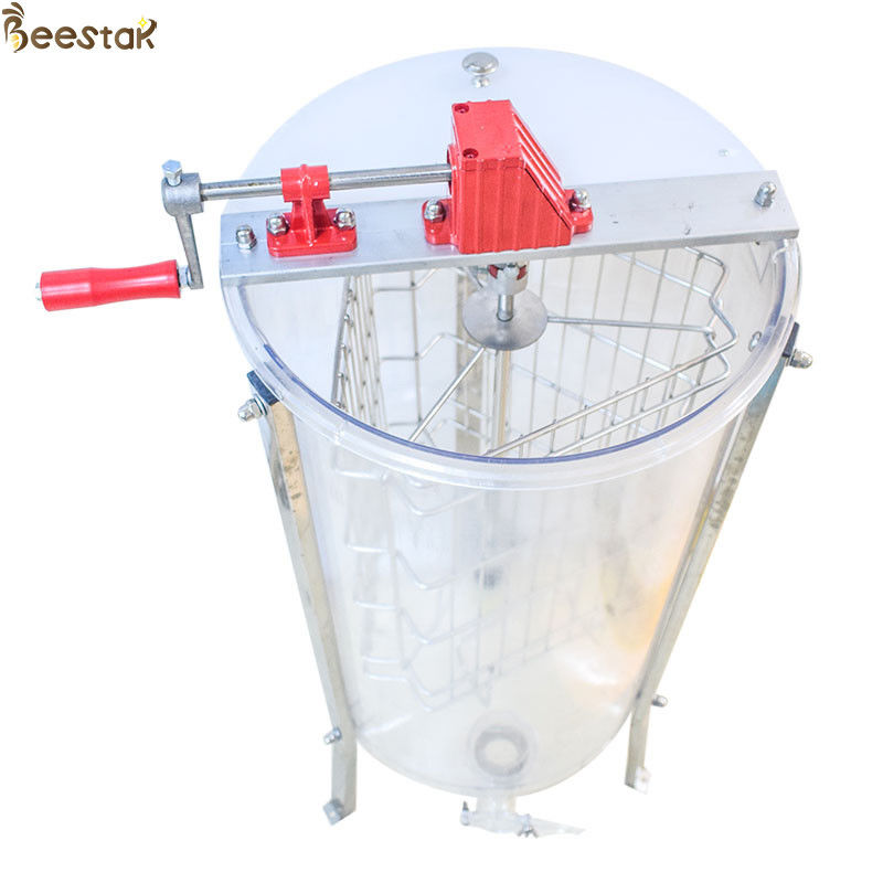 3 Frame Honey Extraction Machine Plastic Acrylic Transparent Manual Gear