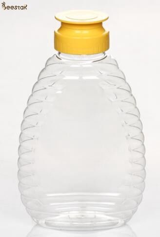 375ml Special Plastic Honey Jar And Spoon Plastic Bottles For Honey