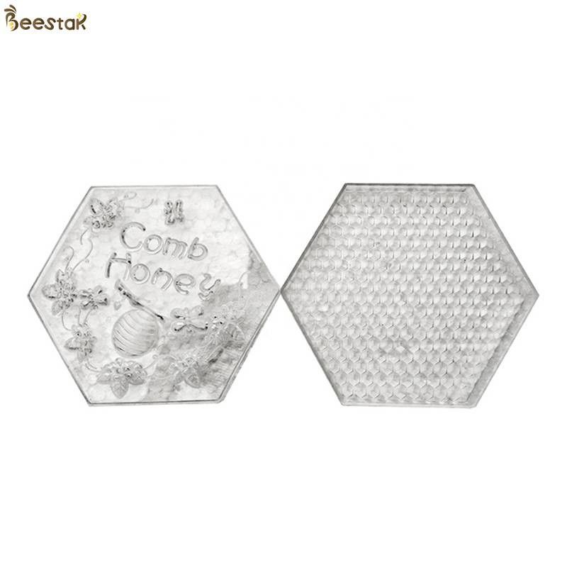 Hexagon Shaped Plastic Honey Bee Box Only Frame Foundation Honey Comb Frames