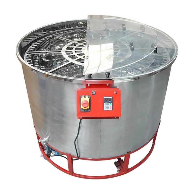 72 Frame Electric Reversible Radial Bee Honey Processing Machine honey spinner extractor