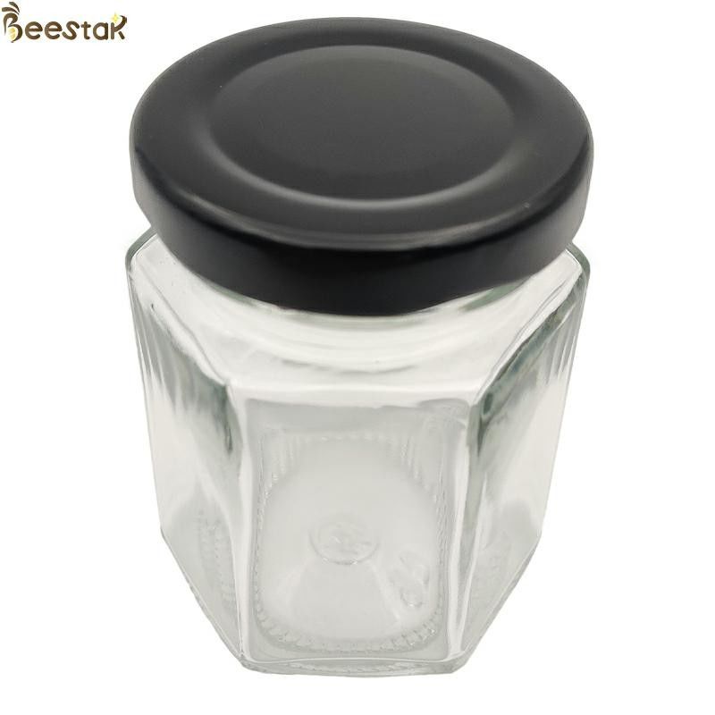 35ml Muti Prismatic Bottle 45ml 65ml 85ml Clear Hexagon Glass Honey Jar