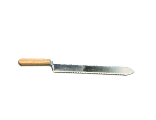 Stainless Steel Double Serrated Uncapping Knife with Wooden Handle for Honey Uncapping