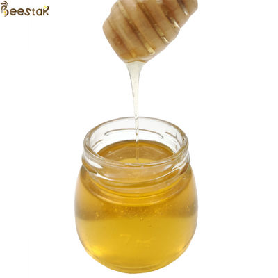 Wholesale Wubei Flower Honey 100% Natural Bee Honey with Light Amber Color 18.7% Moisture and 73.4% Reduce Sugar
