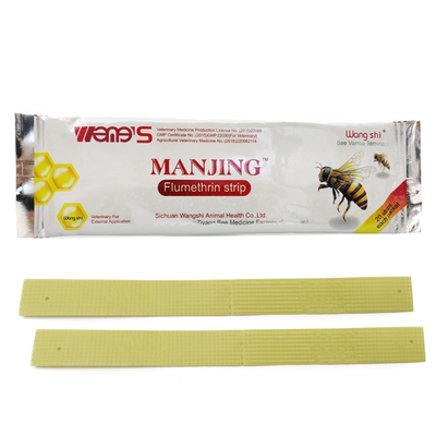 Wangshi Flumethrin Strips for Varroa Mite Treatment 20 Strips/Bag