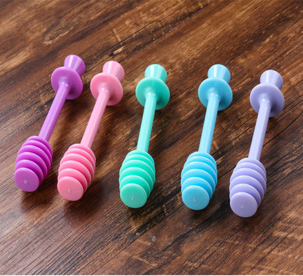 Plastic Honey Splash Bar Honey Bar Multi-Color Plastic Honey Dipper for Eat
