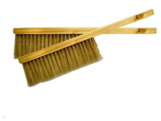 Bee Brush With Wooden Handle Double Row Bristle for Beekeeping